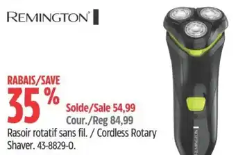 Canadian Tire Cordless Rotary Shaver. 43-8829-0. offer
