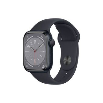 Best Buy Apple watch series 8 / 45mm / midnight aluminum case midnight sport band / gps - open box (1 year warranty) offer