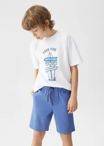 Mango Cotton bermuda shorts offer