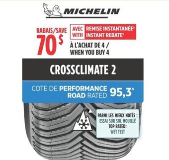 Canadian Tire MICHELIN CROSSCLIMATE 2 offer