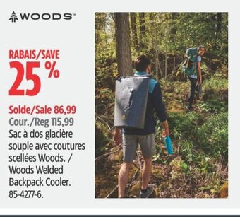 Canadian Tire Sac à dos glacière souple avec coutures scellées Woods offer