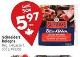 Giant Tiger Schneiders bologna offer