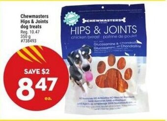 Giant Tiger Chewmasters Hips & Joints dog treats offer