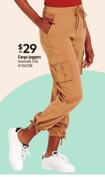 Giant Tiger Cargo joggers offer