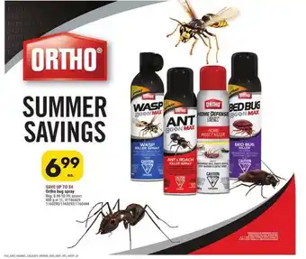 Giant Tiger Ortho bug spray offer