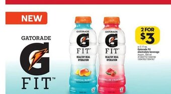 Giant Tiger Gatorade Fit electrolyte beverage offer