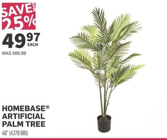 Co-op HOMEBASE ARTIFICIAL PALM TREE offer