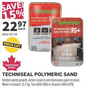 Co-op TECHNISEAL POLYMERIC SAND offer