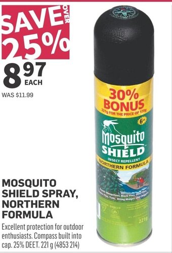 Co-op MOSQUITO SHIELD SPRAY, NORTHERN FORMULA offer