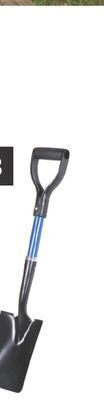 Princess Auto Fibreglass short d-handle shovels offer