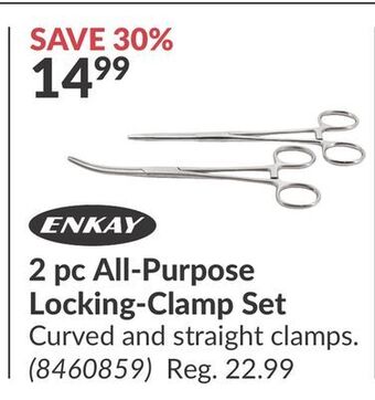 Princess Auto 2 pc all-purpose locking-clamp set offer