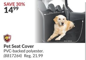 Princess Auto Pet seat cover offer