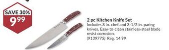 Princess Auto 2 pc kitchen knife set offer