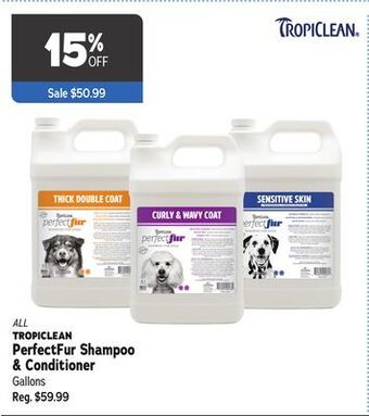 Ren’s Pets Depot All tropiclean perfectfur shampoo & conditioner offer