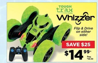 Showcase Tough trax whizzer offer