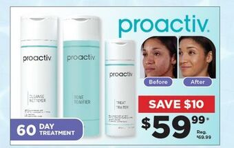 Showcase Proactiv 60 day treatment offer