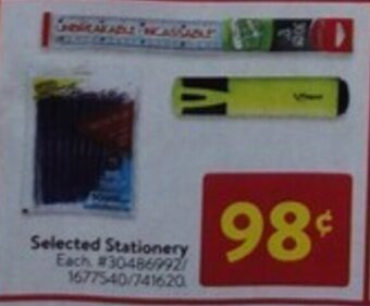 Walmart Selected Stationery offer