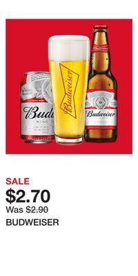 The Beer Store Budweiser offer