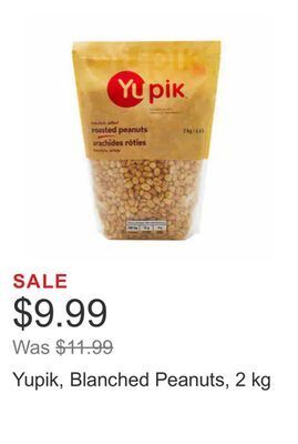 Costco Yupik, blanched peanuts, 2 kg offer