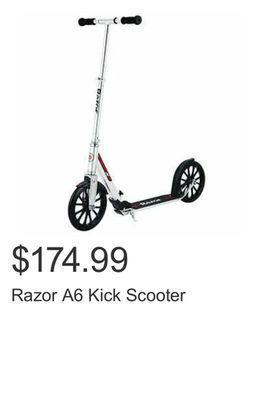 Costco Razor a6 kick scooter offer