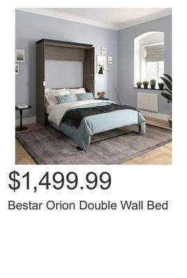 Costco Bestar orion double wall bed offer