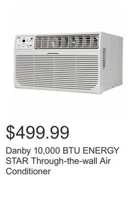 Costco Danby 10,000 btu energy star through-the-wall air conditioner offer