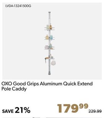 Shopper+ Oxo good grips aluminum quick extend pole caddy offer