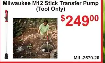 Milwaukee m12 stick transfer pump