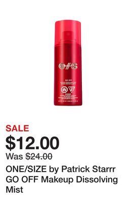 Sephora One/size by patrick starrr go off makeup dissolving mist offer