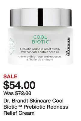Sephora Dr. brandt skincare cool biotic™ prebiotic redness relief cream offer