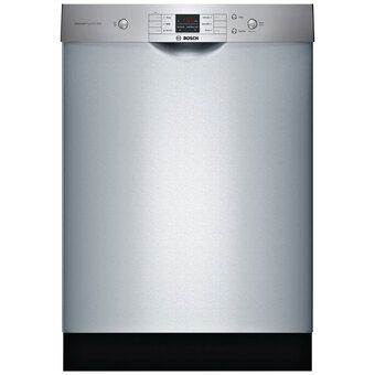 Best Buy Bosch 100 series 24 50db built-in dishwasher (shem3ay55n) - stainless steel offer