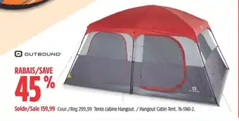 Canadian Tire OUTBOUND Tente cabine Hangout offer