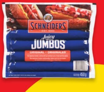 Walmart Schneiders juicy jumbos offer