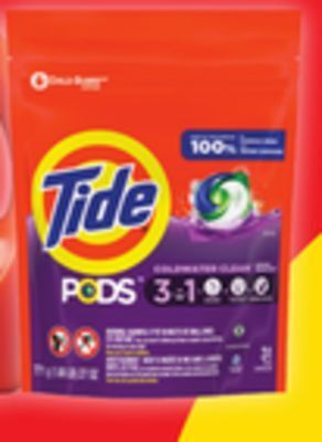 Walmart Tide laundry detergent 48 wash loads or tide pods 23s - 35s offer