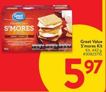 Walmart Great value s'mores kit offer