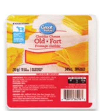 Walmart Great value cheese slices offer