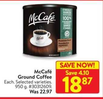 Walmart Mccafé ground coffee offer