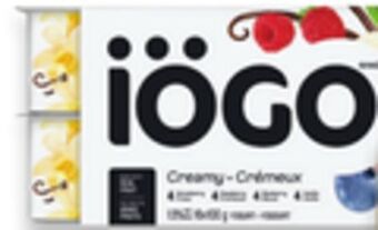 Walmart Iögo creamy yogurt offer