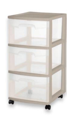Walmart Sterilite medium 3-drawer cart offer