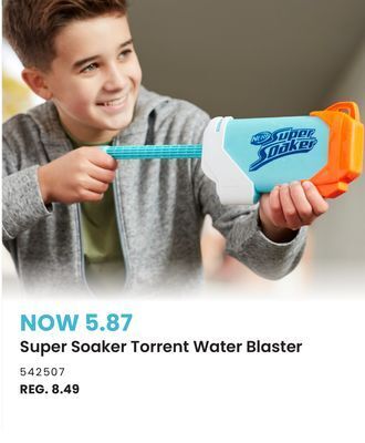 Toys R us Nerf super soaker torrent water blaster offer