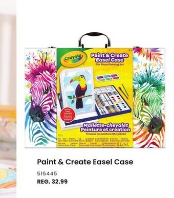 Toys R us Crayola paint & create easel case offer