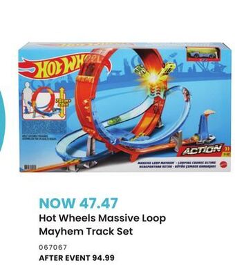 Toys R us Hot wheels massive loop mayhem track set offer