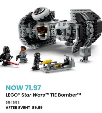 Toys R us Lego® star wars™ tie bomber™ offer