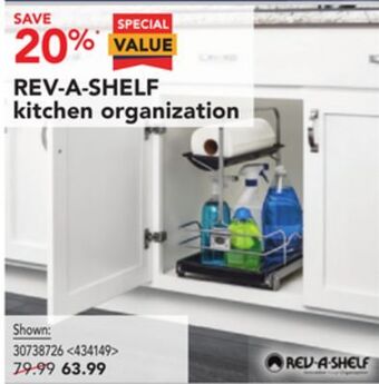 Lowe's Rev-a-shelf kitchen organization offer