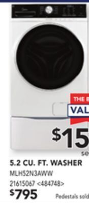 Lowe's Midea 5.2 cu. ft. washer offer