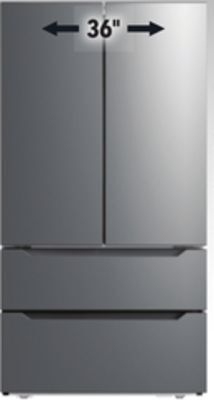 Lowe's Midea 22.5 cu.ft. refrigerator offer