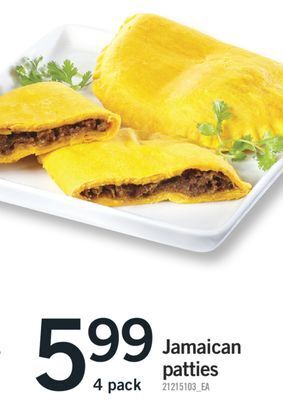 Fortinos Jamaican patties offer