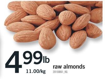 Fortinos Raw almonds offer