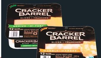 No Frills Cracker barrel cheese slices, 200-240 g offer