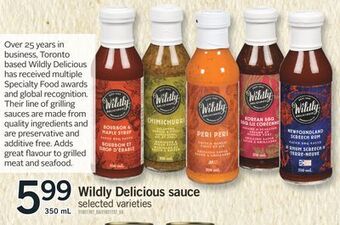 Fortinos Wildly delicious sauce, 350 ml offer